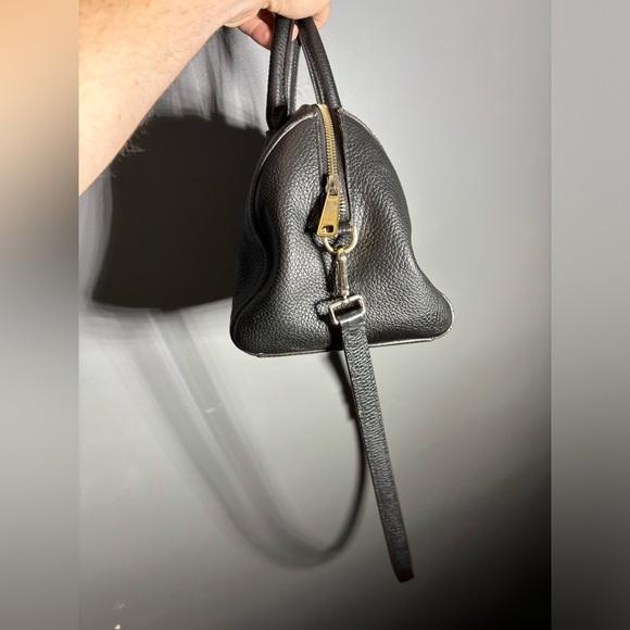 Furla Alba Pebbled Leather Satchel Crossbody Baby - Picture 7 of 10